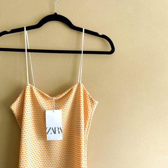 Zara Midi Dress in Mustard Yellow - Picture 4 of 7